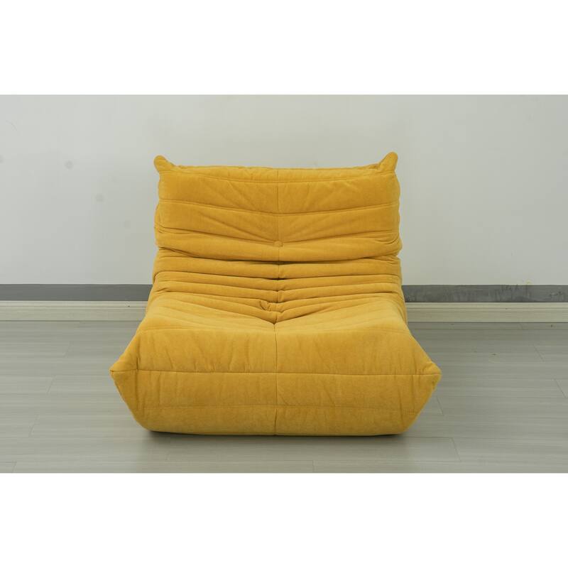 Ergonomic Design Stable Bean Bag Sofa,Armless Floor sofa Bean Bag Chair for Adults Fireside Bean Bag Lounger Memory Foam Chair