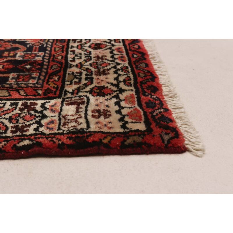 ECARPETGALLERY Hand-knotted Andelz Navy Wool Rug - 2'11 x 10'5