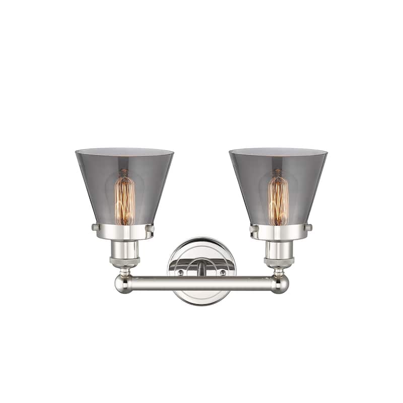 Innovations Lighting 616-2W-10-16 Cone Vanity Cone 2 Light 16" Wide