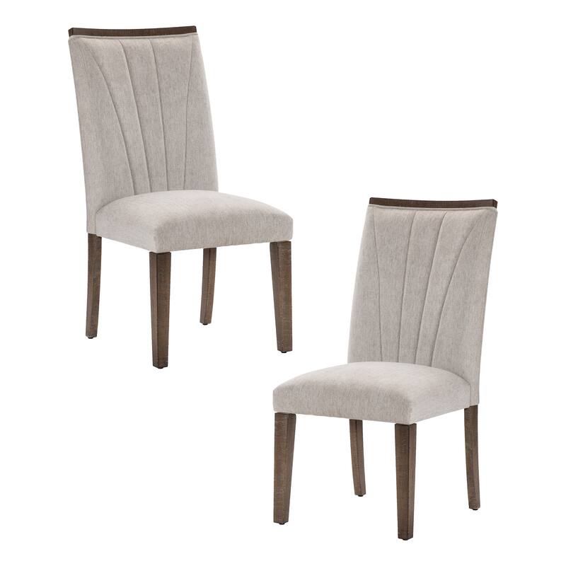 Curtis Dining Chair (Set of 2) - Brown/Grey