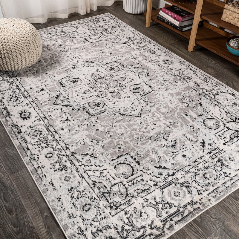 JONATHAN Y Anaise Ornate Geometric Medallion Area Rug