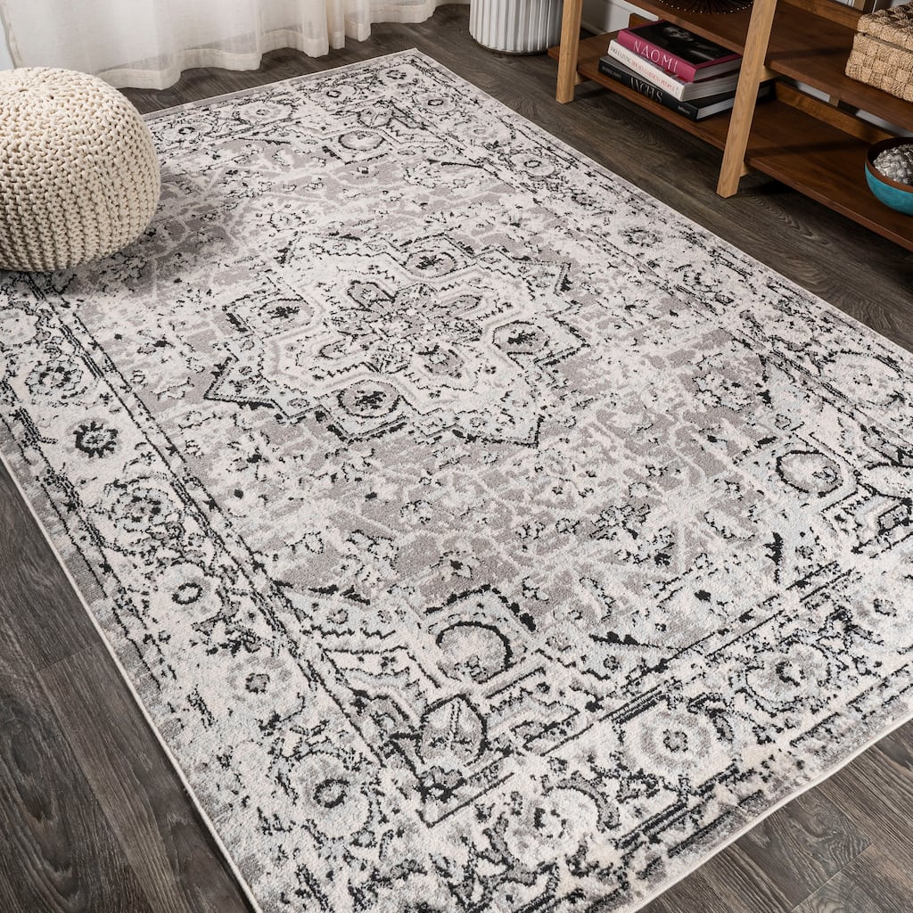JONATHAN Y Anaise Ornate Geometric Medallion Area Rug