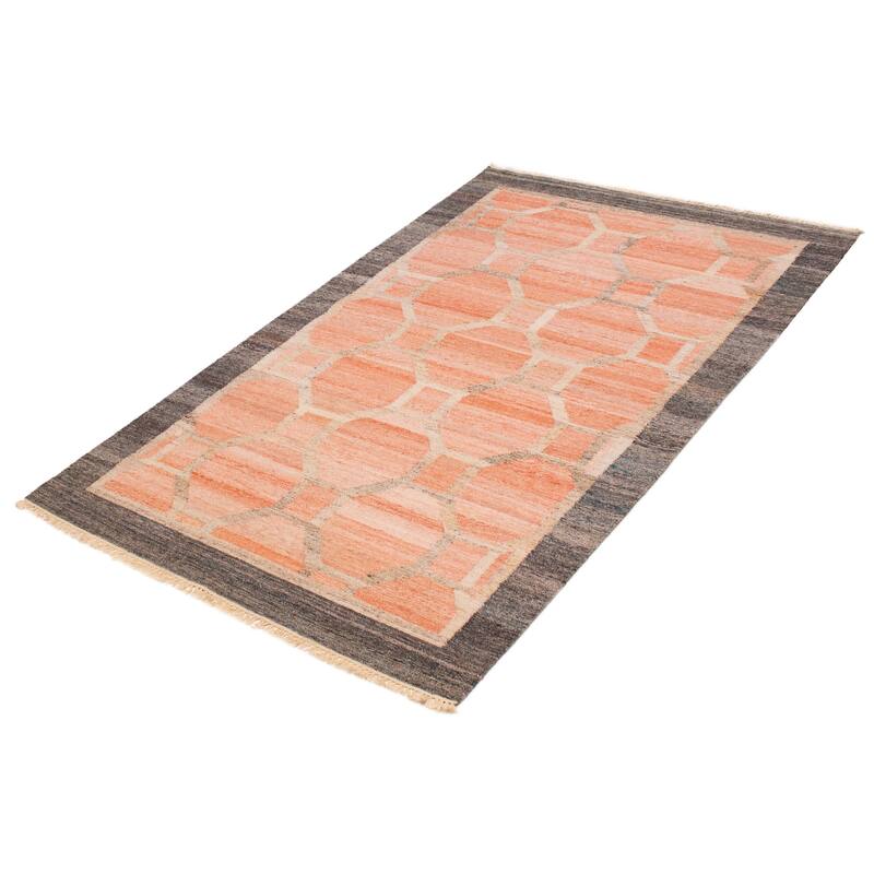 Ankara FW Coral Kilim 5'1" x 8'2" - 5'1 x 8'2