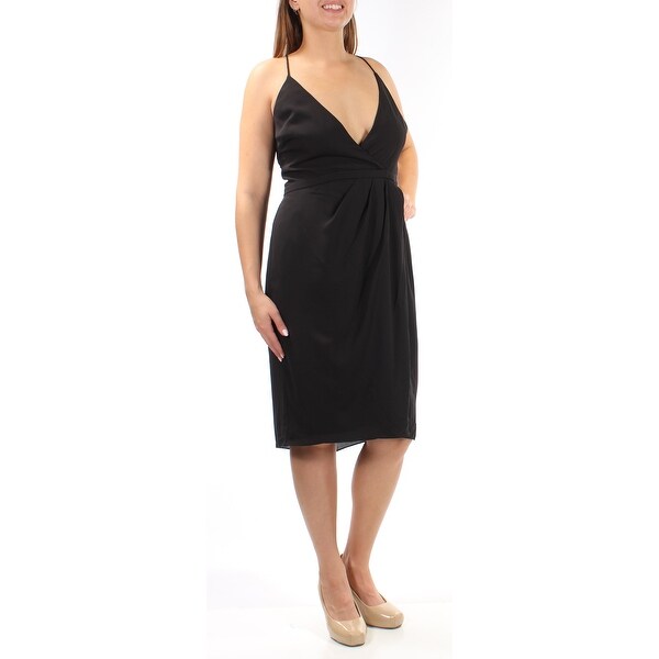 black low neck dress