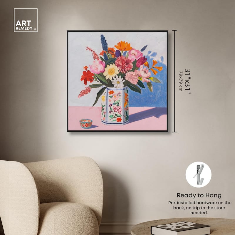 Spring's Riot Canvas by Art Remedy
