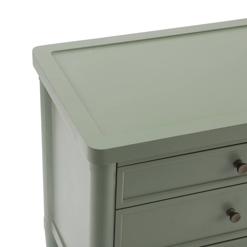 Christopher Knight Home - Modern Minimalist 23.62" Nightstand with Roller Glide Drawers & Solid Wood Legs, Versatile Home Use
