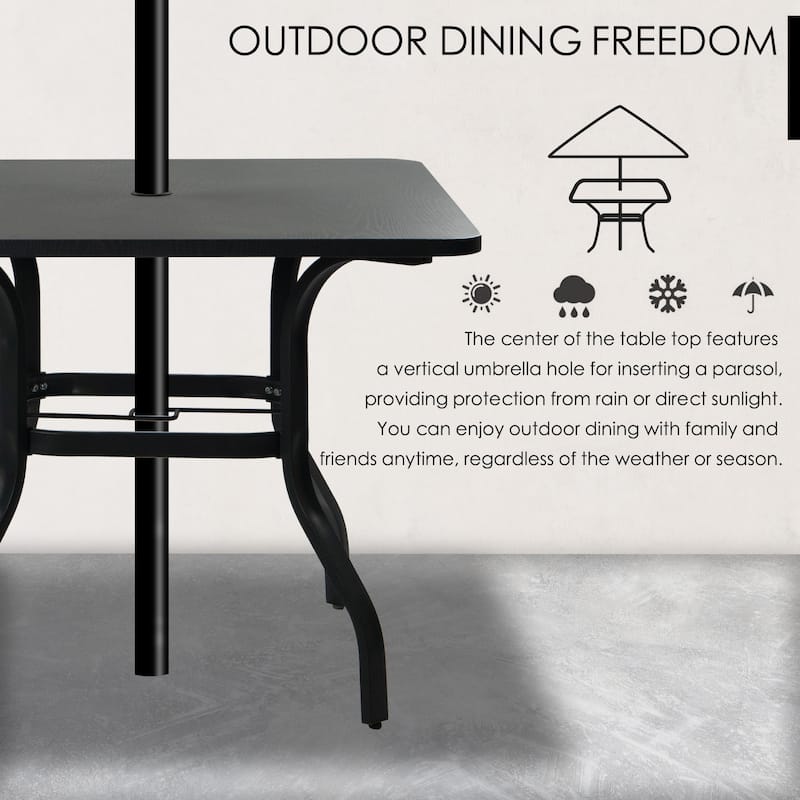 Kozyard Coolmen Outdoor Patio Dining Furniture Table