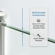 preview thumbnail 7 of 6, Ove Decors Breeze 32" Satin Nickel Shower Kit, Clear Panels, Walls and Base