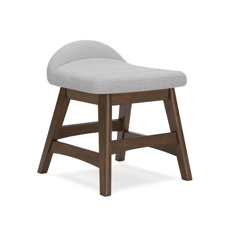 Signature Design by Ashley Lyncott Light Gray/Brown Home Office Desk Chair - 19.13" W x 20.13" D x 22.13" H