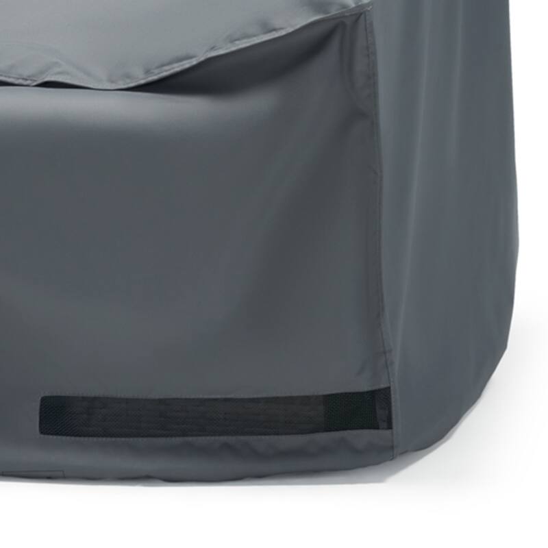 Barcelo 4 Piece Polyester Outdoor Patio Club Chair Deluxe Furniture Cover - Grey