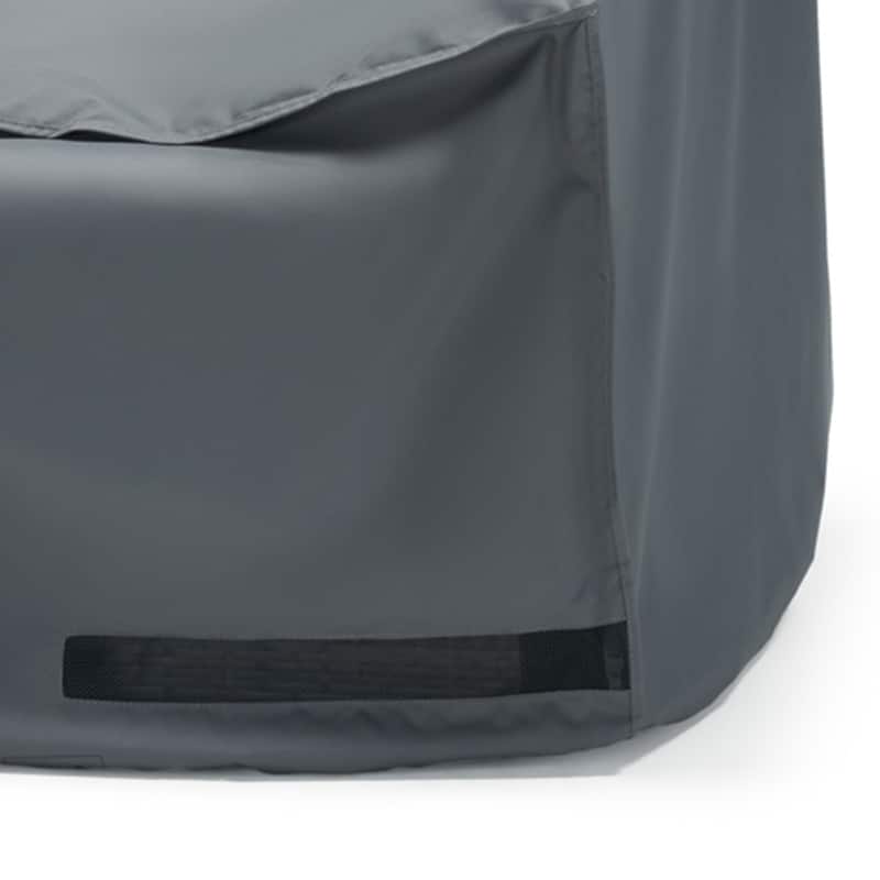 Kooper 4 Piece Polyester Outdoor Patio Club Chair Deluxe Furniture Cover - Grey