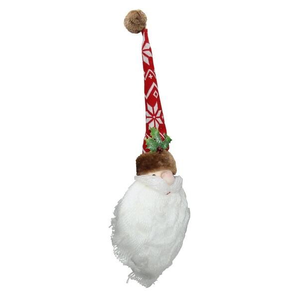 Shop 27 Santa Head With A Red And White Snowflake Bendable Long