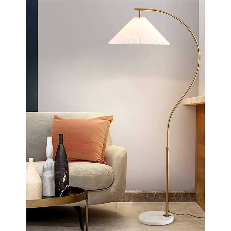 63 Inches Arched Floor Lamp for Bedrooms and Living Rooms