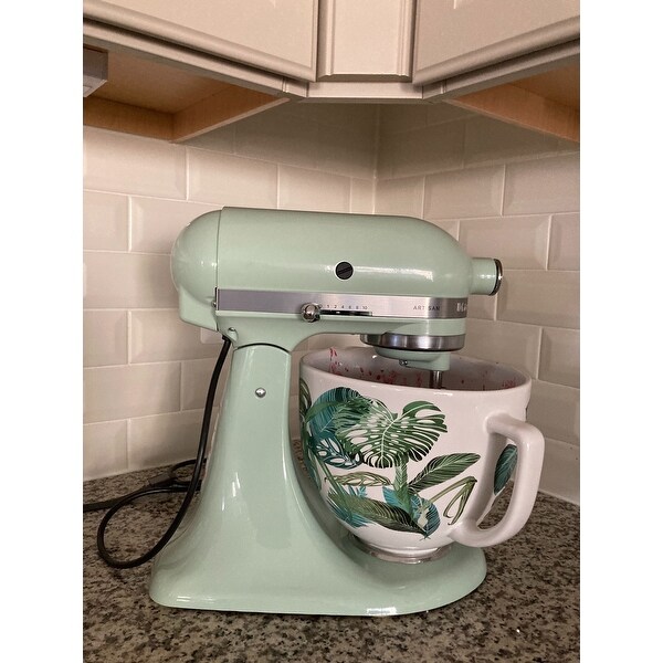 KitchenAid 5 Quart Patterned Ceramic Bowl - Overstock - 20846692