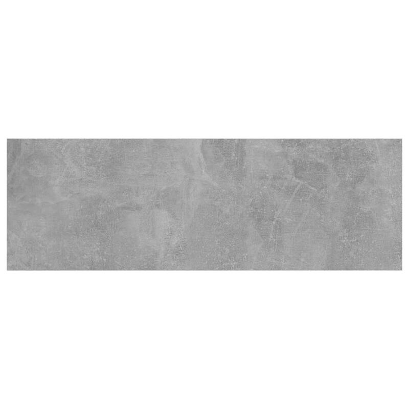 vidaXL Bookshelf Boards 8 pcs Concrete Gray 23.6"x7.9"x0.6" Chipboard