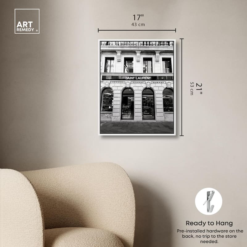 Glam Store front II Canvas by Art Remedy