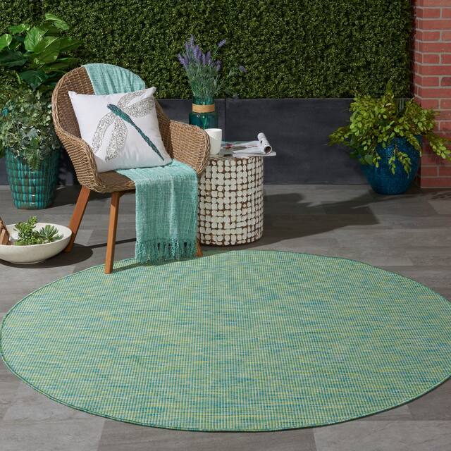 Nourison Positano Ombre Casual Modern Indoor/Outdoor Rug