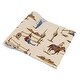 preview thumbnail 1 of 4, Sweet Jojo Designs Brown Western Cowboy Boy 100% Cotton Muslin Baby Swaddle Receiving Blanket - Wild West, Southern Charm, Horse