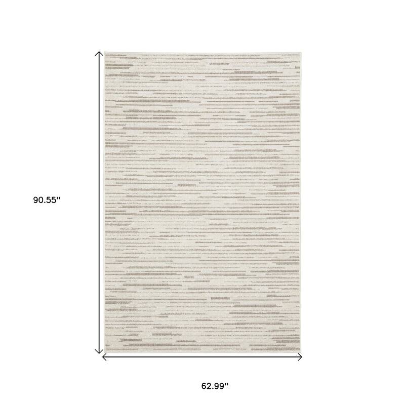 HomeRootsStriped Casual Runner Area Rug