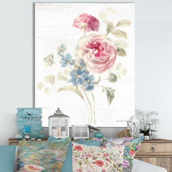 Shop Black Friday Deals On Porch Den Rw Cottage Garden Ii Cottage Canvas Wall Art Overstock