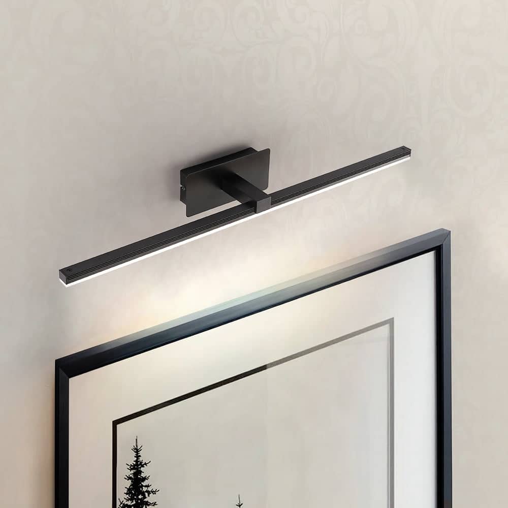 Modern Ribbed Bathroom Slim Vanity Light