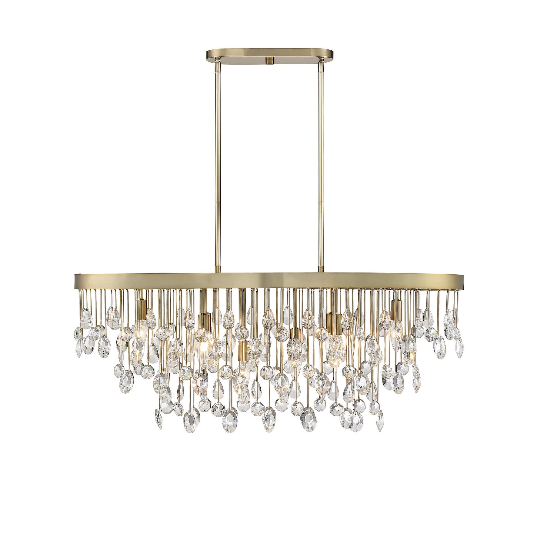 Savoy House Livorno 36" Wide Crystal Linear Chandelier