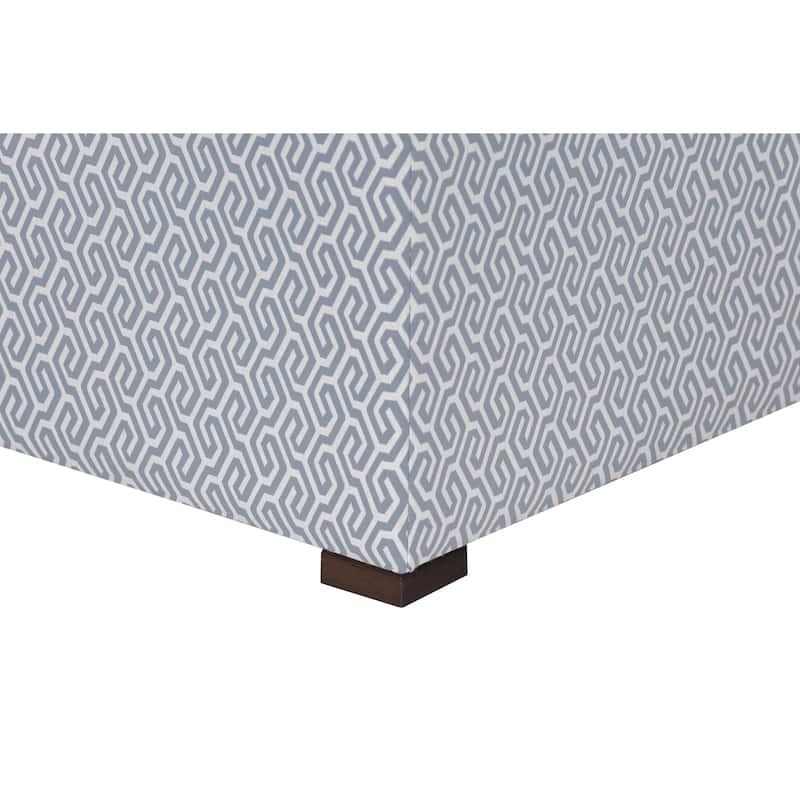 Merton Transtional Square Button Tufted Ottoman
