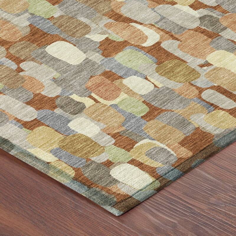 Machine Washable Indoor/ Outdoor Contemporary Drew Chantille Rug