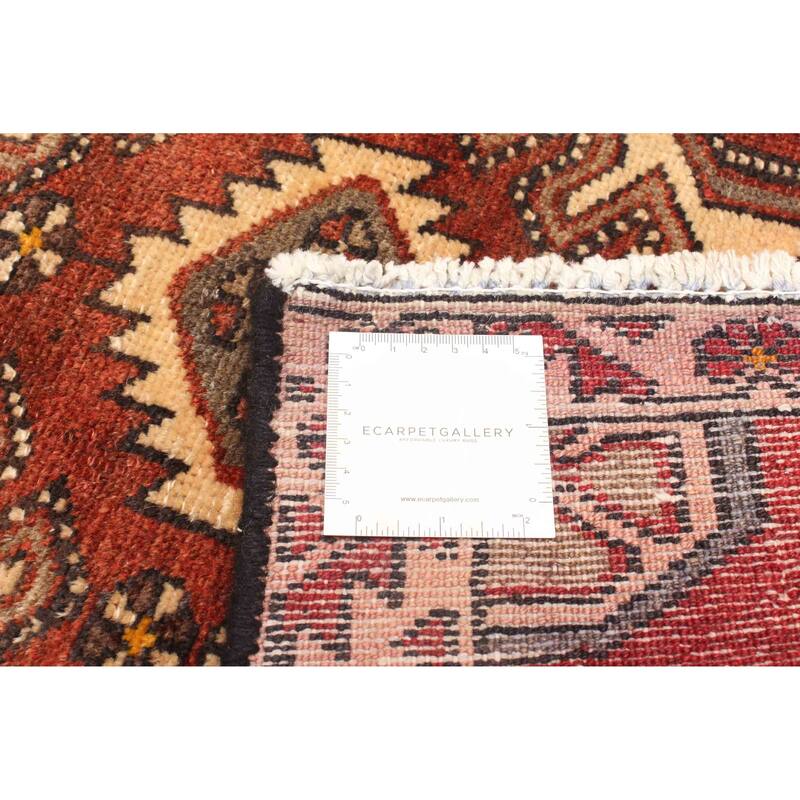 ECARPETGALLERY Hand-knotted Andelz Dark Red Wool Rug - 2'8 x 8'2