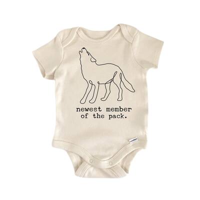 Wolf Pack Animal - Baby Boy Girl Clothes Infant Bodysuit Funny Cute Newborn