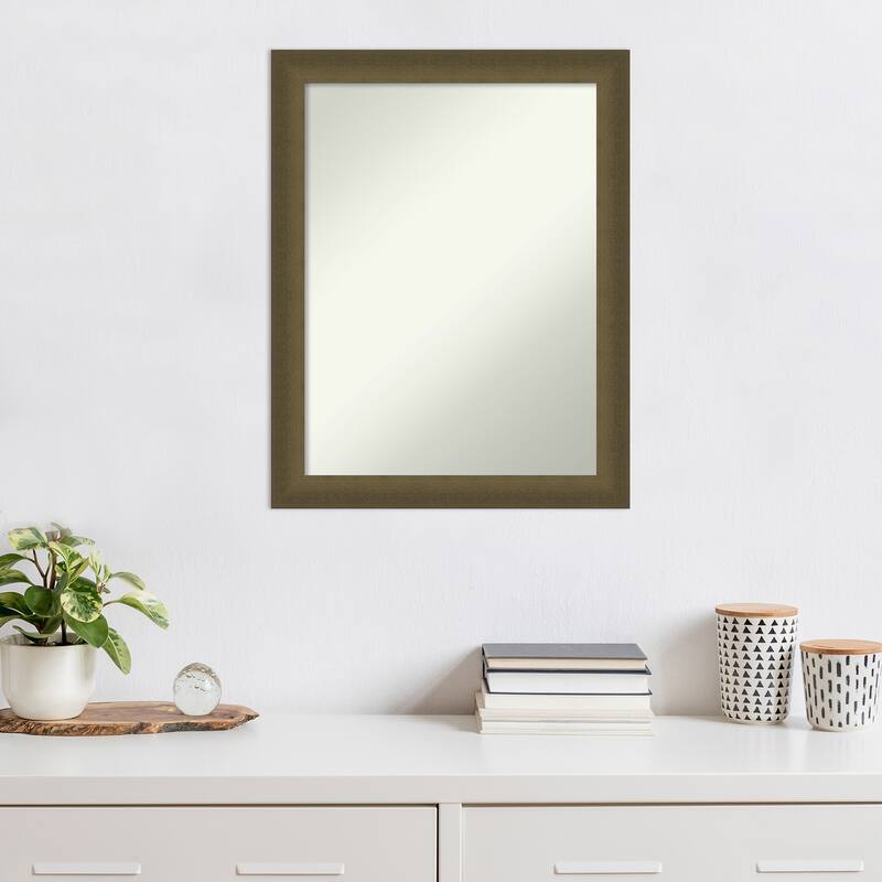 Blaine Narrow Non-Beveled Framed Wall Mirror