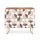 preview thumbnail 1 of 10, Deny Designs Geometric Shapes Credenza (Birch or Walnut, 2 Leg Options)