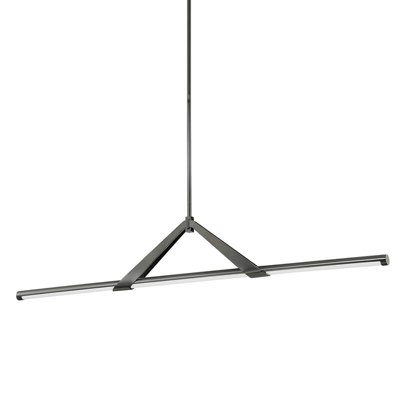 Hudson Valley Lighting 3060 Jonas 6" Wide LED Linear Pendant - Black Nickel