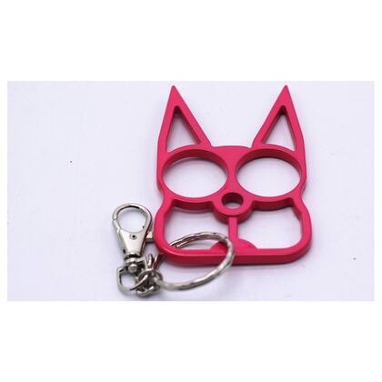 Shop Metal Kitty Cat Self Defense Keychain Color May Vary