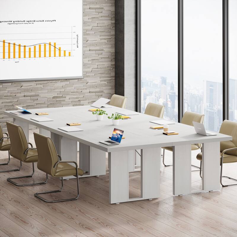 70.9" L x 31.5" W Rectangular Wood Conference Table for 6 to 8