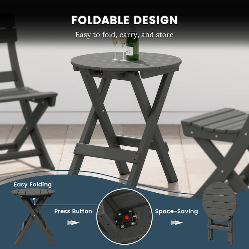 Laguna 3-Piece Folding Dining Set