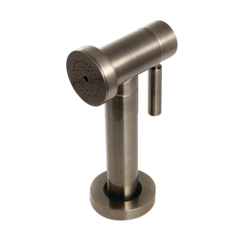 Kingston Brass Brass Kitchen Side Sprayer - Black Stainless