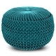 preview thumbnail 16 of 39, WYNDENHALL Vanessa Round Pouf in Velvet Fabric