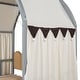 preview thumbnail 54 of 56, Wood Twin Size Bed Frame with Arched Roof, Floor Bed with Light and Curtain, Pull-out Kids Bed for Girls Boys Bedroom