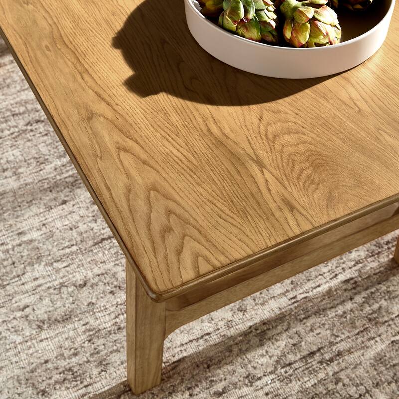 Cesis Modern Scandinavian Light Oak Finish 71" Dining Table
