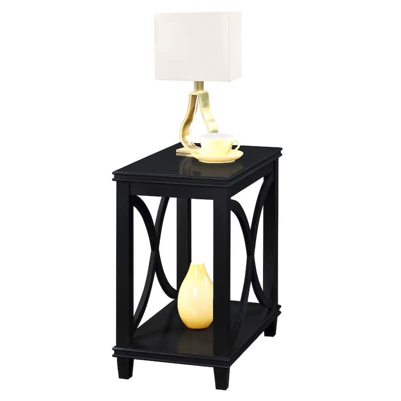 Convenience Concepts Florence Chairside End Table with Shelf