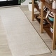 preview thumbnail 64 of 111, JONATHAN Y Maribo Minimalist Scandi Striped Navy/ivory Area Rug 2' x 10' - Ivory/Cream