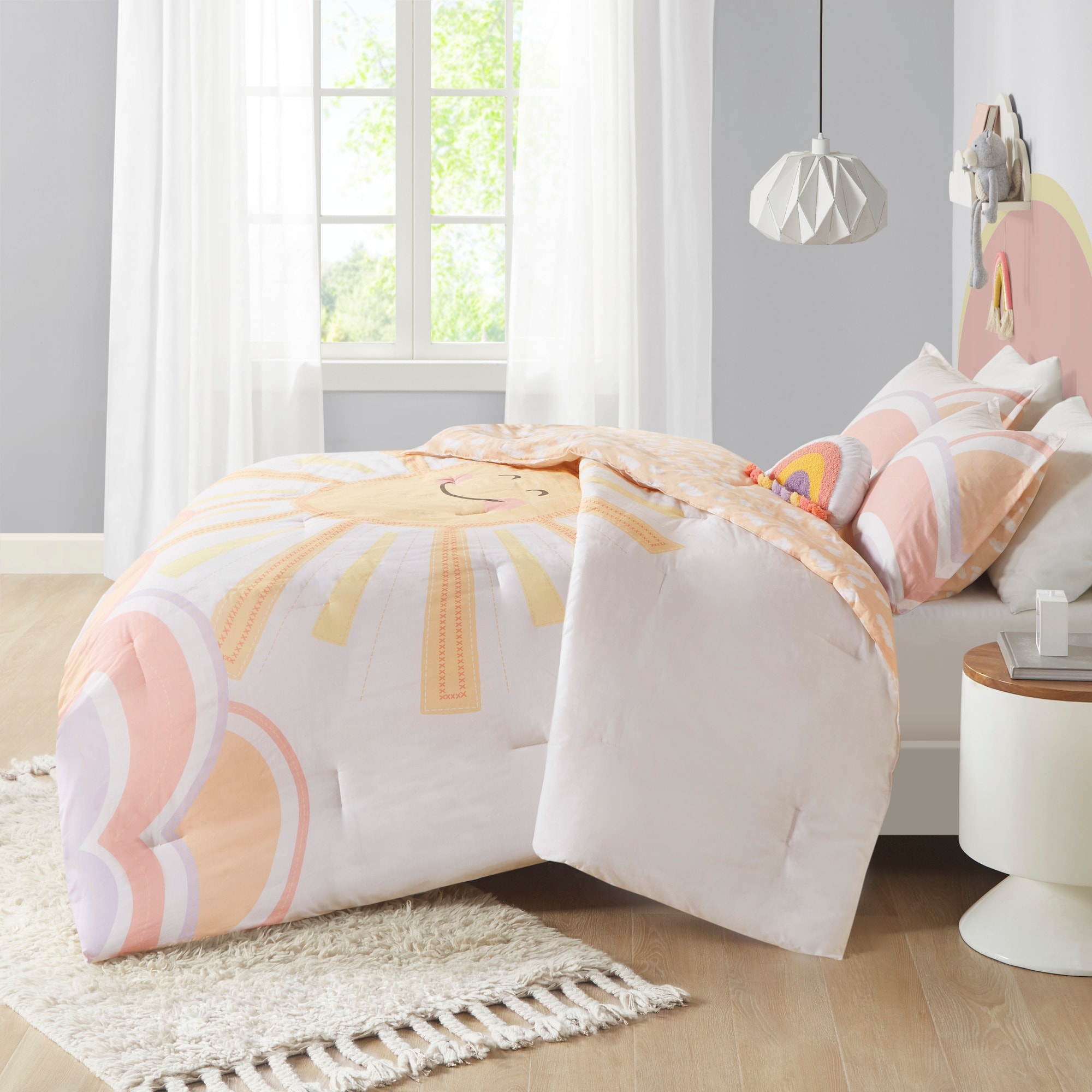 Coral kids bedding top