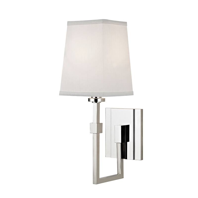 Hudson Valley Lighting Fletcher Single Light 15" Tall Wall Sconce - Polished Nickel
