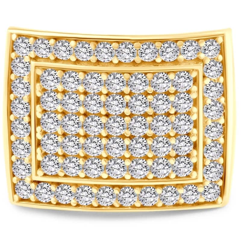 3Ct Men's Diamond Ring in Gold Lab Grown