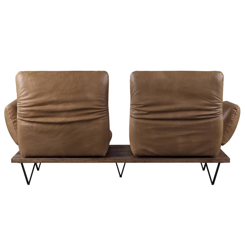 Thurston Nutmeg Swivel Sofa