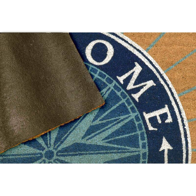 Liora Manne Natura Compass Outdoor Mat Natural 2' x 3'