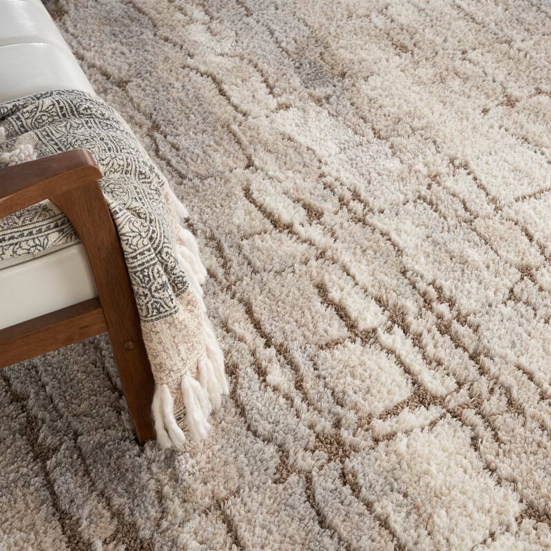 Nourison Dreamy Shag Indoor only Abstract Area Rug