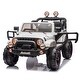 preview thumbnail 23 of 78, 24V Electric Kids Ride-On Vehicle, Parent-Controlled Car with Adjustable Speeds, Pull Rod, Storage & LED Lights