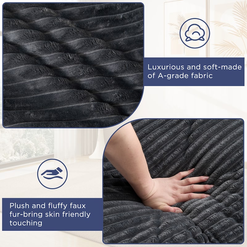 67" Upholstered Chaise Lounge Chair Sleeper Sofa Bed with Pillows, No Assembly Required